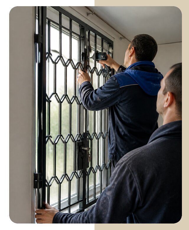 Установка распашных решеток в Севастополе цена от 6709 р. | ДвериЛегко-Сев