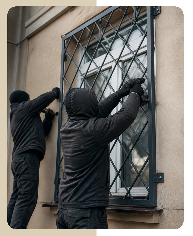 Установка антивандальных решеток на окна в Севастополе